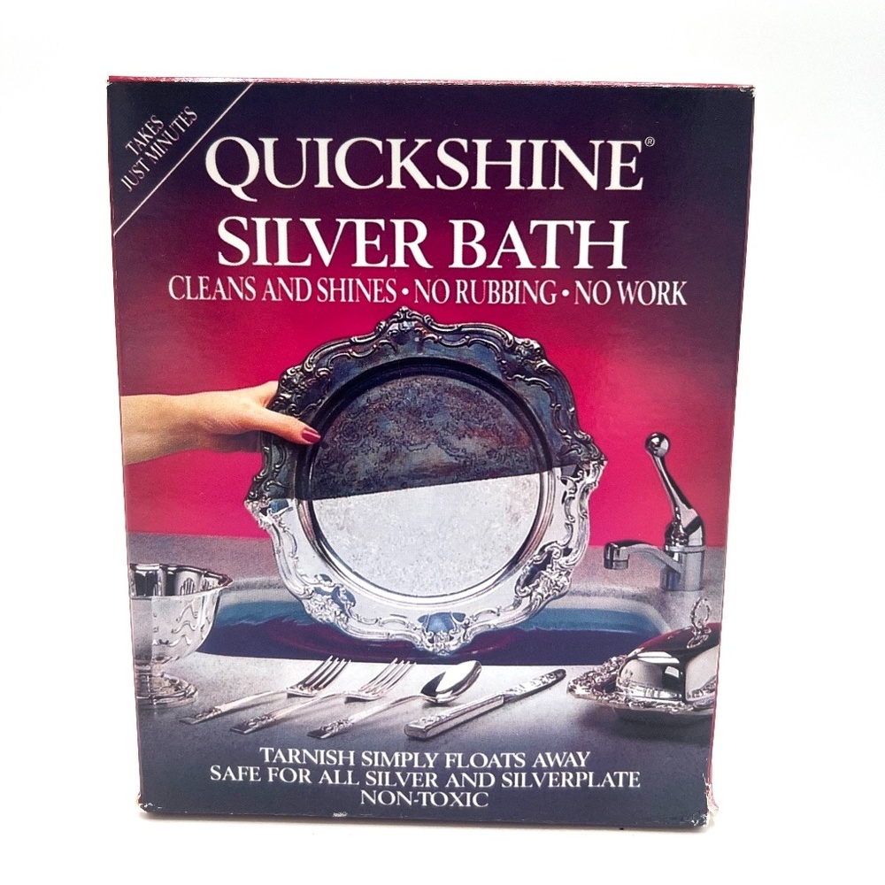 QuickShine Non-Toxic Liquid‎ Cleanser for Silverware - Tarnish Removal Made Easy